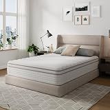 Novilla 12 Inch King Size Mattress, Hypoallergenic & Back Pain Relief, Hybrid King Mattresses in a Box with Smarts Coils, Fiberglass Free CertiPUR-US Certified Colchones No Box Spring Needed