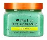 Tree Hut Shea Sugar Scrub - Coconut Lime - 18 oz - Exfoliating Body Scrub for Smooth, Glowing Skin - Made with Real Sugar and Shea Butter