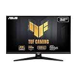 ASUS TUF Gaming 32” (31.5” viewable) 4K HDR DSC Gaming Monitor (VG32UQA1A) - UHD (3840 x 2160), 160Hz, 1ms, Extreme Low Motion Blur Sync, Freesync Premium, HDMI2.1, Speakers, 120% sRGB, DisplayHDR 400