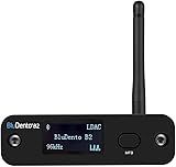 B2 LDAC/aptX HD Bluetooth 5.1 Hi-Fi Audio Receiver with ESS DAC, OLED Display, Analog RCA, Digital Optical & Coaxial Outputs, Extended Range for Home Stereo