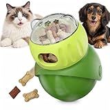 KADTC Wobble Treat Dispenser Ball for Indoor Cat & Tiny/Small Dog Enrichment Toy Interactive Slow Feeder, Kitten Stimulating Balls, Puppy Puzzle Toys