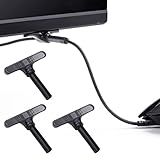 TALONGAMES Mini Bungee PC Gaming Mouse Cable Cord Management System,Super Compact Size,Get More Space,Micro Mouse Bungee Cable Holder Fixer for Esports/Office/Home (3 Bungees Pack)