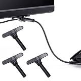 TALONGAMES Mini Bungee PC Gaming Mouse Cable Cord Management System,Super Compact Size,Get More Space,Micro Mouse Bungee Cable Holder Fixer for Esports/Office/Home (3 Bungees Pack)