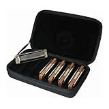 Hohner Marine Band 1896 Diatonic Harmonica (Stainless Steel, 5 Pack)