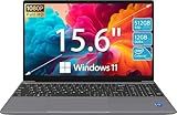 Laptop Computer 15.6'' HD Display, Intel UHD Graphics, Intel Celeron N5095 4-Core Processor, 12GB RAM, 512GB SSD up to Expandable 1TB, WiFi, 180°Open Angle, Windows 11 Laptop, Gray
