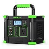 GRECELL Portable Power Station 300W, 288Wh Lithium Battery, 60W Fast Charging, Up to 300W(Peak 600W) AC Outlets, Solar Generator for Outdoor Camping RVs Home Use