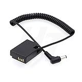 HangTon DR-E18 DC Coupler Dummy Battery for LP-E17 Canon RP R50 R100 R10 R8 800D 760D /Rebel T7i T6s T6i 8000D KISS X8i DSLR Camera