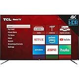 TCL 65-inch Class 4-Series 4K UHD HDR Smart Roku TV – 65S435, 2021 Model, Black