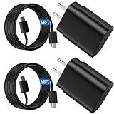 Android Charger, 25W Super Fast Charger USB C Samsung Phone Charger Fast Charging 6.6FT C Type Cord for Samsung Galaxy S25/S25 Ultra/S25+/S24/S24 Ultra/S24+/S23 Ultra/S23/s22/S21/S20/Note 20/10