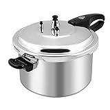 Barton 8Qt Pressure Canner Release Valve Aluminum Canning Pot Cooker Pot Stove Top Instant Fast Cooking Pot Stewing Locking System, 8 Quart