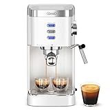 Gevi Espresso Machine 20 Bar High Pressure,Compact Espresso Maker with Milk Frother Steam Wand,Cappuccino,Latte Maker with Adjustable Shot Volume for Home,Gift for Mom and Dad