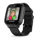 JrTrack 5 Kids Smart Watch by Cosmo | Best Kid-Safe Phone Watch | Precision Real-Time GPS Tracking | Call, Text, Activity, School Settings | Spotify Music | Parental Controls | SOS & Safety Alerts