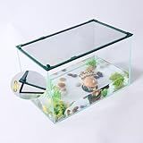 Maguesh Magnetic Fish Tank Cover Green Frame Black Net, DIY Fish Tank Lid Aquarium LId for Preventing Fish from Jumping Out and Reptile Escaping Adjustable Size Fit Tank Size Max 35''X19''(100x50CM)