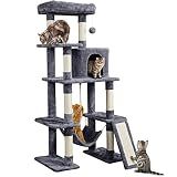 Yaheetech 63in Sturdy Large Cat Tree for Indoor Heavy Cats, Tall Tower