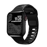 Nomad Sport Band - 45mm | Black Apple watch ultra 2 band, Designed to give your Apple Watch a modern and athletic look for intense workouts and everyday wear, Compatible with New Series 11, Ultra 1-3, Series 1-10, and SE