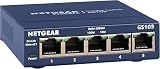 NETGEAR 5-Port Gigabit Ethernet Unmanaged Network Switch (GS105NA)