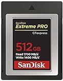 SanDisk 512GB Extreme PRO CFexpress Card Type B - SDCFE-512G-GN4NN, micro sdxc Interface, XQD Memory Type