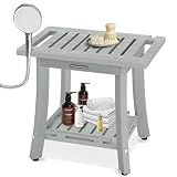 KingPavonini HDPS 18.6'' Shower Bench for Inside Shower to Sit on, GM