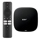 Xiaomi Android Google TV Box S 3rd Gen, 4K UHD TV Box Dolby Vision Atmos & DTS:X, 2GB + 32GB Storage WiFi 6 HDMI 2.1 360° Bluetooth Remote Voice Control for Television Internet Smartphones Streaming