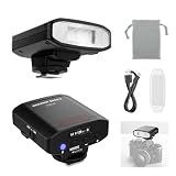 NEEWER Basics Z120 SE 5600K Mini Camera Flash Speedlite GN12, 2000mAh/500 Flashes/0.1-1.8s Recycle, Compatible with Canon Nikon Sony Fuji Olympus with Universal Single Contact Hot Shoe Mount, No TTL
