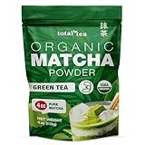 Organic Matcha Green Tea Powder (4-Oz) – Certified USDA Organic Matcha Powder for Matcha Latte, Matcha Tea, and Smoothies – Kosher, Non-Gmo, Antioxidant Rich by Total Tea