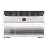 Frigidaire 8,000 BTU Window Air Conditioner with Remote Control, Cools Up to 350 Sq. Ft., Quiet Operation, Eco Mode, 3 Fan Speeds, Auto Restart, White