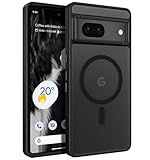 BENTOBEN for Google Pixel 7 Case [Compatible with Magsafe] Translucent Matte Magnetic Pixel 7 Case Magsafe Slim Thin Shockproof Women Men Protective Phone Cases Cover for Google Pixel 7 6.4", Black