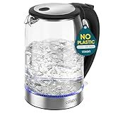 Cosori Electric Kettle, No Plastic Contact with Water, 1.7L, Black