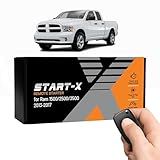 Start-X Remote Starter Kit for RAM 1500, 2500, 3500 (2013, 2014, 2015, 2016, 2017) Trucks with Key Ignition | Easy DIY Plug & Play Install | Lock 3X to Remote Start | Zero Wire Splicing