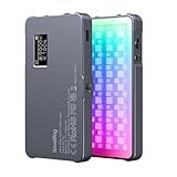 P96L RGB Video Light by SmallRig, Portable Metal LED Camera Light, 2500-8000K, 21 Effects, CRI 96+, OLED Display, Photo and Video Lighting, Long Battery Life, Fits Phone and Camera