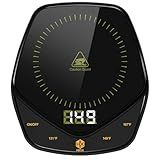 Mug Warmer for Desk,Candle Warmer Plate Portable Coffee Mug Warmer with Temperature Display, Coffee Cup Warmer for Jar Candles,Tea, Beverage & Coffee Gifts (No Mug)