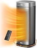 Dreo Space Heaters for Indoor Use, 1500W Fast Heating Portable Heaters with Remote, Large PTC Ceramic Electric for Bedroom, 12H Timer, 70° Oscillation, Overheat Protection, Safety Heat for Home Office