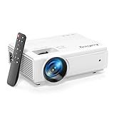 AuKing Projector, 2026 Upgraded Mini Projector, Full HD 1080P Home Theater Video Projector, Compatible with HDMI/USB/AV/Smartphone/TV Box/Laptop