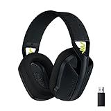 Logitech G435 Lightspeed & Bluetooth Wireless Gaming Headset - Lightweight Over-Ear Headphones, Built-in mics, 18h Battery, Dolby Atmos, PC, PS4, PS5, Nintendo Switch/Switch 2, Mobile - Black