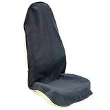 LoyaGour Car Seat Cover Protector Front Seats,for Gym Workout,Running,Swimming,Beach and Hiking,Waterproof Sweat Towel Bucket Seat Covers for Cars SUV Trucks (Black, 1Pcs)