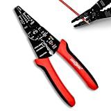 ANGELSWORD 8" Wire Stripper, Wire Cutter, Wire Crimper, Electrician Tool