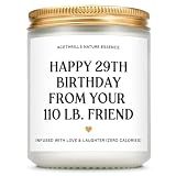 Best Friend Birthday Gifts for Women Friendship - Lavender Scented Candle