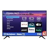 Westinghouse Roku TV - 42 Inch Smart Television, 1080P LED Full HD with Wi-Fi Connectivity and Mobile App, Flat Screen Compatible with Apple Home Kit, Alexa and Google Assistant