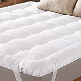 Ultra Soft Full Size Mattress Topper - Cloud-Like Mattress Pad for Back Pain Relief - Breathable Cooling Material for Hot Sleepers