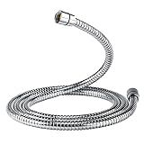 Eisinly 79 Inches Shower Hose with Brass Insert and Nut, Chrome