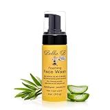 BELLA B Foaming Face Wash 4 oz - Pregnancy Safe Face Wash - Tea Tree Foaming Face Wash Made with Organic Ingredients - Use Twice Daily for Clear Skin