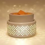 VICTORIA AROMA Ceramic Wax Melt Warmer - LED Night Light Candle Wax Warmer for Scented Wax, Electric Fragrance Wax Melter for Home, Office, Bedroom Decor, and Gifts