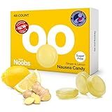 Lemon Ginger Candy for Nausea Pregnancy by LoveNoobs™, Anti Nausea Pregnancy, Ginger Chews, Candy for Morning Sickness, Lemon Drops for Motion Sickness, Sugar-Free, B6