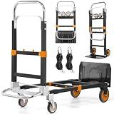3-in-1 Convertible Hand Truck, Heavy Duty 600LBS Folding Dolly Cart