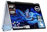Dell Inspiron 14 2-in-1 Laptop for 2026 Business, Lifetime Office, Al Copilot, 14” FHD+ Touchscreen, AMD Ryzen 5, 16GB RAM, 1TB Storage (512GB SSD+500GB Ext), FP, Backlit KB, MarxsolAddon, Win 11 Pro
