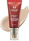 MISSHA M Perfect Cover BB Cream No.23 Natural Beige -Light/Medium with Cool/Neutral Undertone SPF 42 PA +++ 1.69 Fl Oz - Tinted Moisturizer for face with SPF