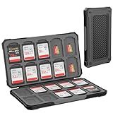 HEIYING Memory Card Case for SD/TF Cards,Portable SD Card Holder Storage Case Compatible with 20 SDXC SDHC and 20 TF Cards Slots