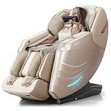 RELX 2025 Massage Chair Full Body, Zero Gravity SL-Track Shiatsu Massage Chair Built-in Heat System, Airbag Massage, with Body Scan, Deep Yoga Stretch, Calfrest Extension and AI Control(Cream)