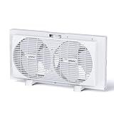shinic 9" Dual Window Fan,Powerful Cooling,Easy Control,Fits 22.5"-33"