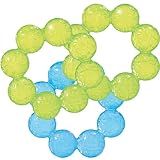 Infantino Water Teethers – Sensory Exploration, Teething, Cooling & Massaging Relief for Sore Gums, Lime & Blue, 3-Pack